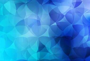 Işık Mavisi vektörü üçgen arkaplan. Çokgen şekilli bir örnek. Broşürünüz için yepyeni bir tasarım..