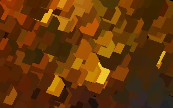 Dunkelgrüner Gelber Vektorhintergrund Polygonalen Stil Illustration Mit Einer Reihe Von — Stockvektor