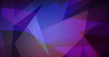 Soyut basit renkli arkaplan videosu, renkli geometrik soyut şekiller deseni