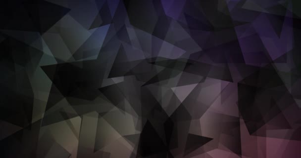 Abstrakte Einfache Bunte Hintergrund Video Farbige Geometrische Abstrakte Formen Muster — Stockvideo
