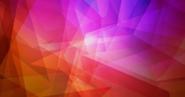 Soyut basit renkli arkaplan videosu, renkli geometrik soyut şekiller deseni