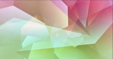 Soyut basit renkli arkaplan videosu, renkli geometrik soyut şekiller deseni