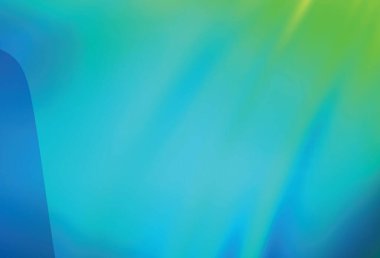 Açık mavi, yeşil vektör bulanık ve renkli desen. Parlak renkli bir illüstrasyon. Marka kitabı için zarif bir arkaplan.