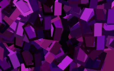 Renkli altıgenli koyu mor vektör dokusu. Renkli altıgenli bulanık arkaplan. Marka kitabınız için yeni şablon.