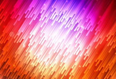 Koyu pembe, renkli çizgileri olan kırmızı vektör dokusu. Keskin çizgili parlak renkli çizimler. Reklam, kitapçıklar, broşürler için desen.