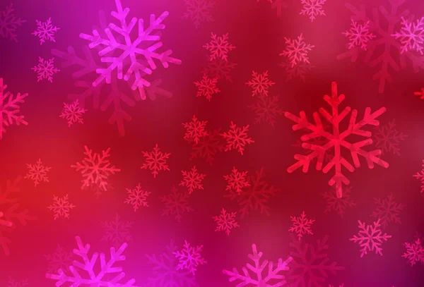 Ανοιχτό Κόκκινο Διανυσματικό Μοτίβο Χριστουγεννιάτικο Στυλ Απλή Βαθμιδωτή Απεικόνιση Χαρακτηριστικά — Διανυσματικό Αρχείο