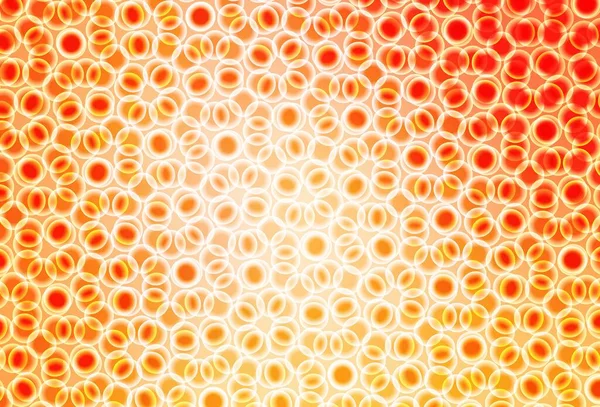 Ανοιχτό Πορτοκαλί Διανυσματικό Μοτίβο Σφαίρες Glitter Αφηρημένη Εικόνα Θολή Σταγόνες — Διανυσματικό Αρχείο