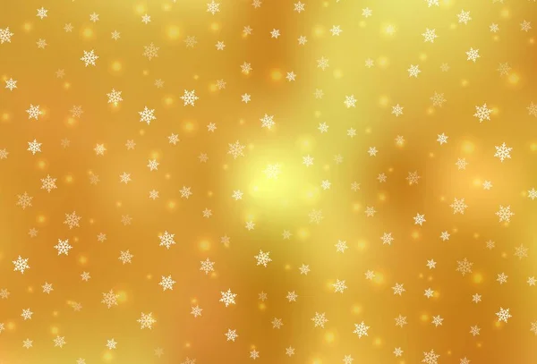 Темно Жовта Векторна Текстура Стилі День Народження Барвисті Ілюстрації Різдвяними — стоковий вектор