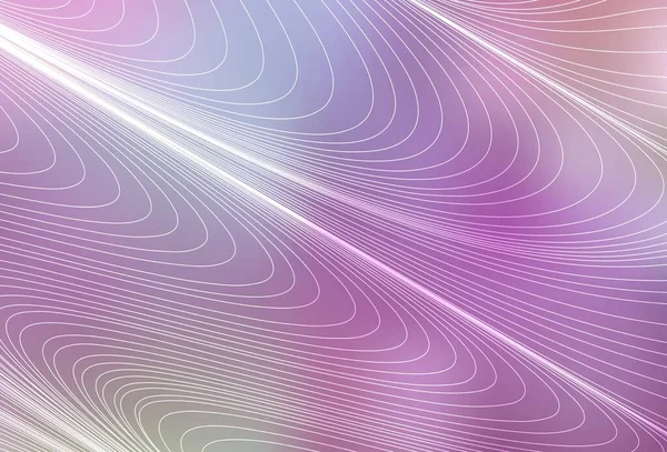 Светло Фиолетовая Розовая Векторная Текстура Цветными Линиями Размытый Декоративный Дизайн — стоковый вектор