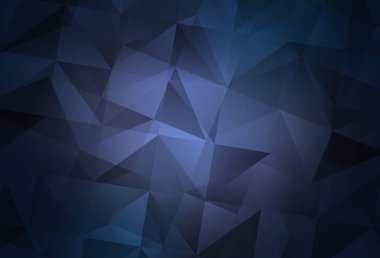 Koyu Mor vektör üçgen mozaik şablon. Zarif üçgenleri olan soyut çizimler. İşiniz için en iyi üçgen tasarım.