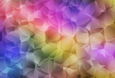 Memphis şekilli Light Multicolor vektör arkaplanı. Soyut gradyan şekilli basit renkli çizimler. Duvar kağıtları için zarif tasarım.