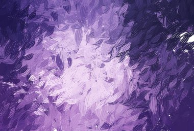 Memphis şekilli açık mor vektör arkaplan. Renkli rastgele şekillerle modern soyut illüstrasyon. İşiniz için en iyi akıllı tasarım.