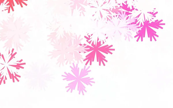 Modèle Élégant Vecteur Rose Clair Avec Des Fleurs Illustration Colorée — Image vectorielle