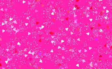 Açık Mor, kaotik şekilli pembe vektör şablonu. Soyut gradyan şekilli basit renkli çizimler. Bir cep telefonu için arka plan.