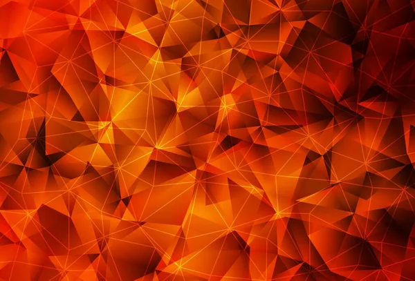 Светло Красный Векторный Фон Треугольниками Блестящие Абстрактные Иллюстрации Треугольными Формами — стоковый вектор