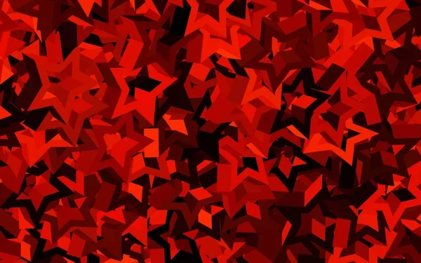 Темно Красный Векторный Рисунок Рождественскими Звездами Звёзды Размытом Абстрактном Фоне — стоковый вектор
