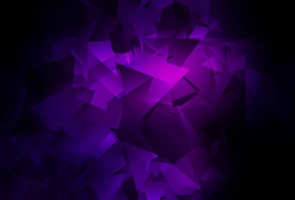 Темно Фиолетовый Векторный Многоугольник Совершенно Новая Цветная Иллюстрация Многоугольном Стиле — стоковый вектор