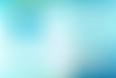 Açık mavi, yeşil vektör bulanık şablon. Soyut bir şekilde parlak renkli bulanık bir illüstrasyon. Tasarımın için en iyi seçim.