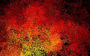 Koyu kırmızı, gökyüzü yıldızlı sarı vektör şablonu. Yıldızlı parlak renkli illüstrasyon. İş ilanınız için akıllı tasarım.