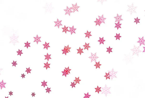 Padrão Vetor Roxo Claro Com Flocos Neve Natal Estrelas Glitter — Vetor de Stock