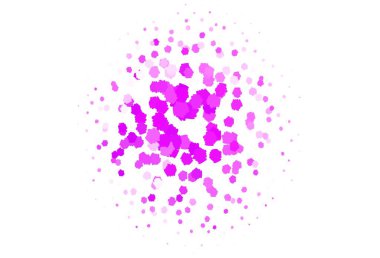 Soyut formlarla açık mor vektör dokusu. Soyut tarzda rengarenk gradyan şekilleri olan bir resim. Kartvizitiniz için modern tasarım.