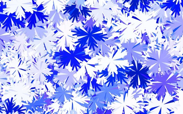 浅蓝色 绿色的向量抽象模式与树 有创意的插图 风格模糊 花朵丛生 童书多彩的图案 — 图库矢量图片