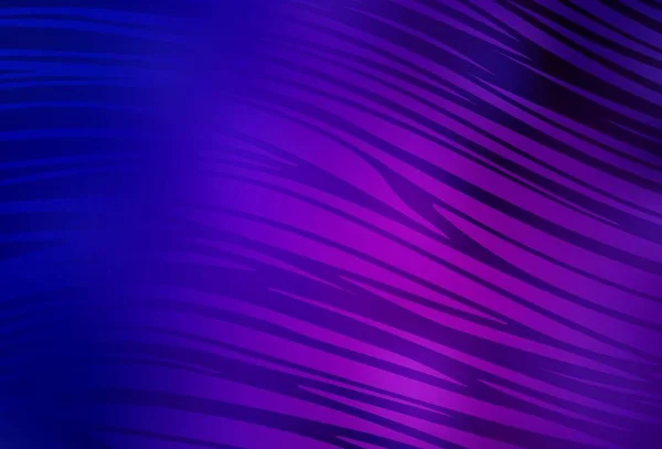 Dark Purple Pink Vector Pattern Wry Lines Smart Illustration Abstract — Stock Vector