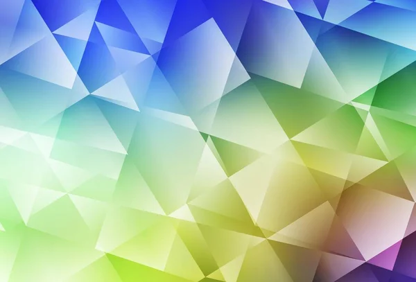 Vecteur Multicolore Clair Faible Texture Poly Échantillon Aux Formes Polygonales — Image vectorielle