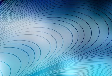 Açık Mavi vektör arka plan alaycı çizgiler. Renkli çizgiler, şekiller ile bir örnek. İş tasarımınız için desen.