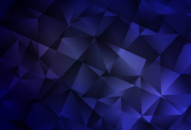 Koyu Mor vektör çokgen şablonu. Çokgen biçiminde, gradyan ile renkli çizimler. Web siteniz için çokgen tasarım.