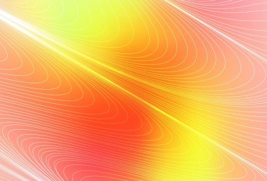 Açık Kırmızı, Tekrarlanan çubuklarla Sarı vektör şablonu. Soyut şablondaki çizgilerle renkli parlak illüstrasyon. Reklamlar, posterler, afişler için desen.