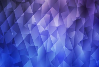 Çokgen biçiminde hafif Mor vektör arkaplanı. Soyut stil ve dikdörtgenlerle dekoratif tasarım. İniş sayfası için modern şablon.