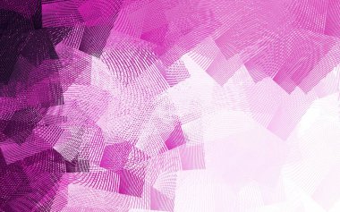 Açık pembe çizgili vektör arkaplanı. Basit eğri biçiminde parlak renkli bir illüstrasyon. Web siteniz için soyut tasarım.