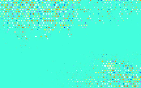 Vecteur Multicolore Clair Bulles Floues Sur Fond Abstrait Avec Dégradé — Image vectorielle