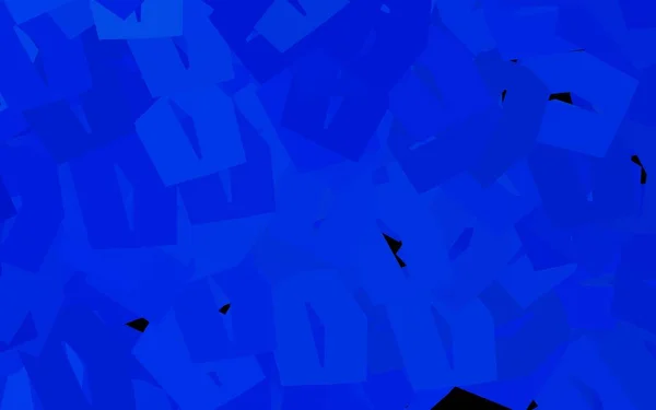 Σκούρο Μπλε Διάνυσμα Φόντο Εξάγωνα Εικονογράφηση Έγχρωμων Εξάγωνων Στην Θολή — Διανυσματικό Αρχείο