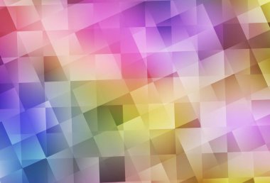 Çokgen biçiminde çok renkli vektör arkaplanı. Renkli dikdörtgenlerle modern soyut çizimler. Web siteleri için şablon kullanılabilir.