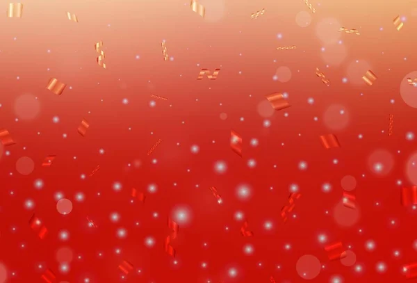 Φως Κόκκινο Διάνυσμα Φόντο Φυσαλίδες Όμορφη Έγχρωμη Απεικόνιση Θολή Κύκλους — Διανυσματικό Αρχείο
