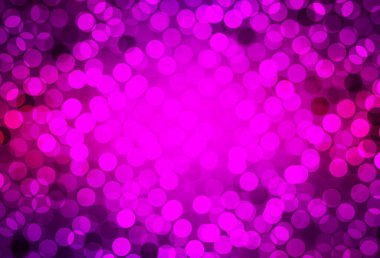 Küreli koyu mor vektör deseni. Bulanık yağmur damlaları olan soyut bir çizim. Duvar kağıtlarının dokusu için desen.