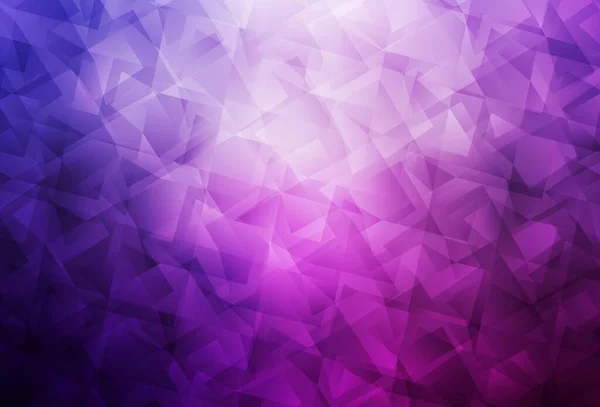 Luz Púrpura Rosa Vector Triángulo Plantilla Mosaico Una Muestra Con — Vector de stock
