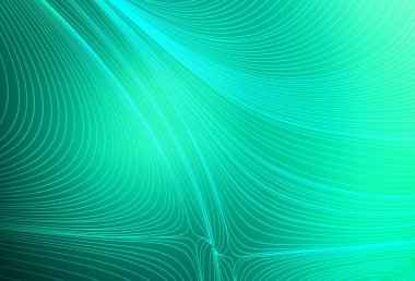 Renkli çizgileri olan açık yeşil vektör dokusu. Bulanık arkaplanda gradyanı olan çizgiler. Meşgul web siteleriniz için şablon.