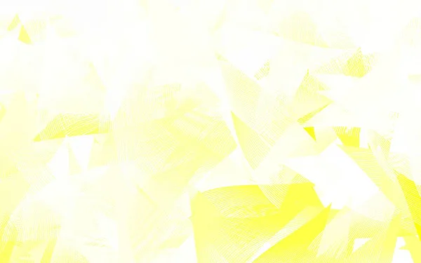 Vert Clair Motif Vectoriel Jaune Avec Style Polygonal Illustration Abstraite — Image vectorielle