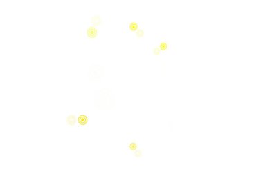 Açık yeşil, baloncuklu sarı vektör arkaplan. Doğa tarzında bulanık halkaları olan güzel renkli çizimler. Marka kitabınız için yeni şablon.