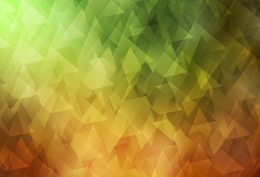 Açık yeşil, kare şeklinde sarı vektör deseni. Dikdörtgenli soyut gradyan çizimi. Şablon bir arkaplan olarak kullanılabilir.