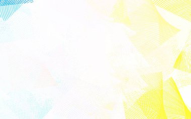 Açık mavi, tekrarlanan çubuklu sarı vektör şablonu. Bulanık arkaplanda gradyanı olan çizgiler. Reklamınız, posteriniz, afişiniz için en iyi tasarım.