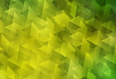 Açık yeşil, kare şeklinde sarı vektör deseni. Dikdörtgen şekilli soyut çizimler. Web siteleri için şablon kullanılabilir.