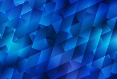 Eşkenar dörtgenli hafif BLUE vektör arkaplanı. Soyut stil ve dikdörtgenlerle dekoratif tasarım. Web siteleri için şablon kullanılabilir.