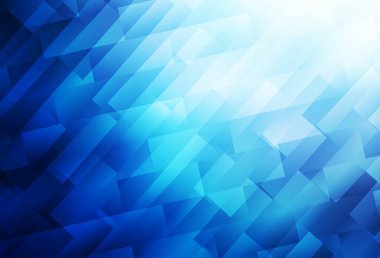 Koyu mavi vektör desen kare tarzı. Dikdörtgenler ile soyut degrade illüstrasyon. Desen Web siteleri için kullanılabilir.