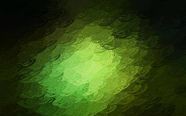 Темно Зеленый Векторный Фон Многоугольниками Простая Красочная Иллюстрация Абстрактными Градиентными — стоковый вектор