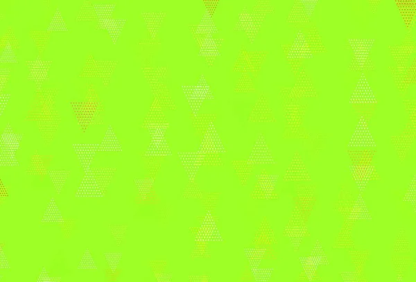 Світло Зелений Червоний Векторний Візерунок Полігональним Стилем Трикутники Абстрактному Тлі — стоковий вектор