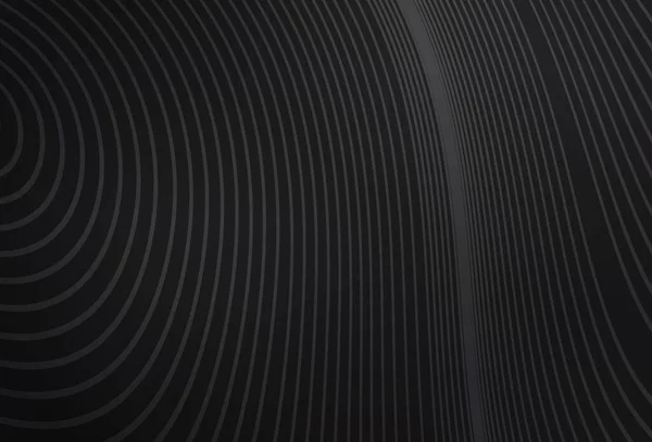 Темно Серый Векторный Рисунок Изогнутыми Линиями Красочная Абстрактная Иллюстрация Градиентными — стоковый вектор